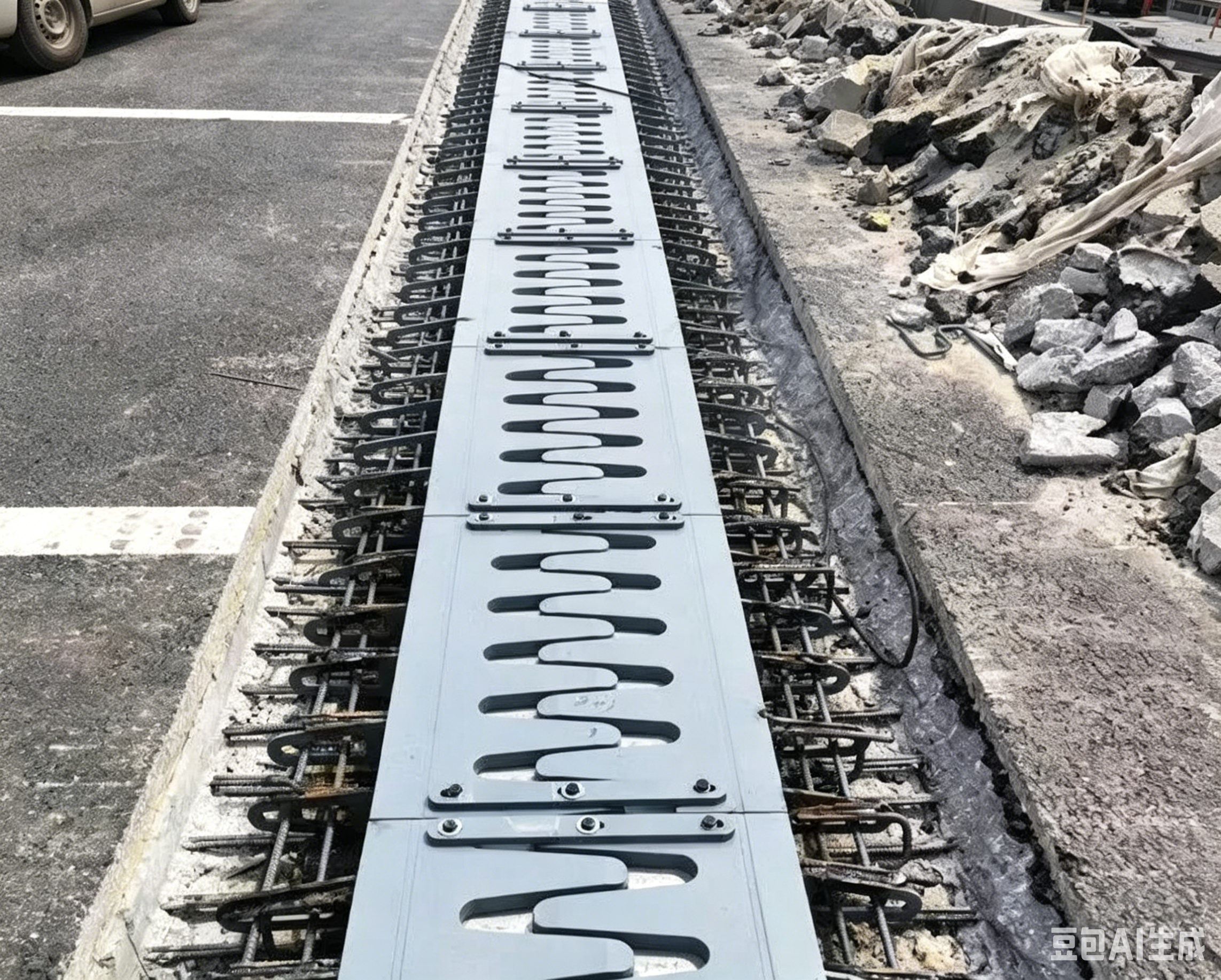 Bridge expansion joint installation