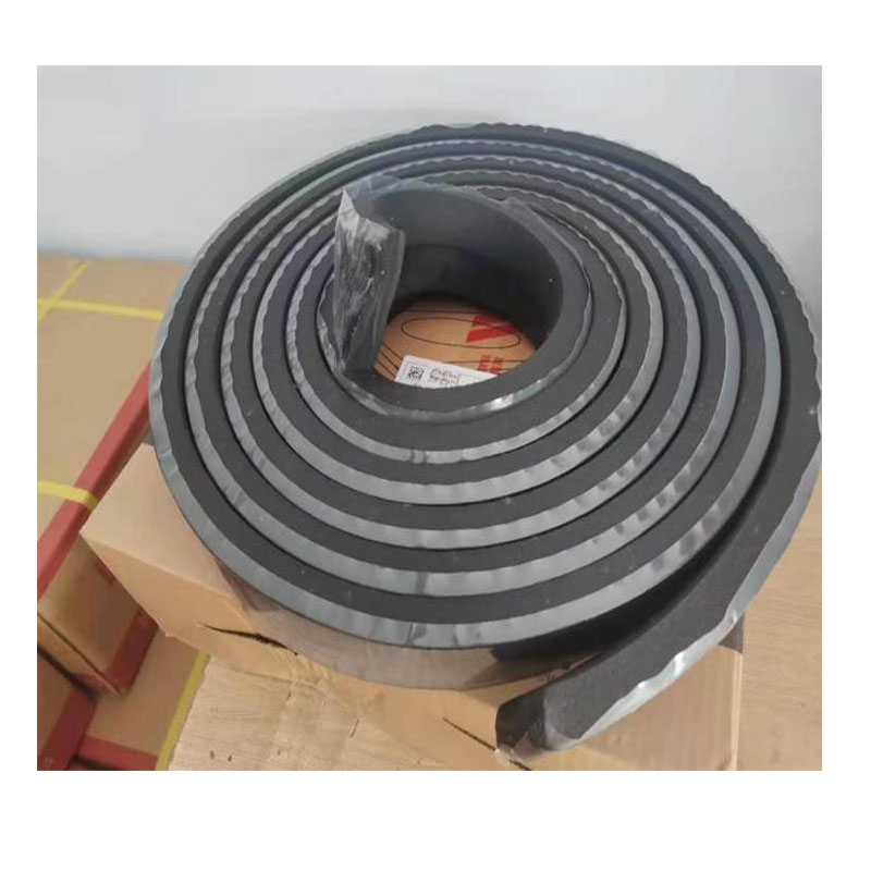 Black putty waterstop strip packed on carton